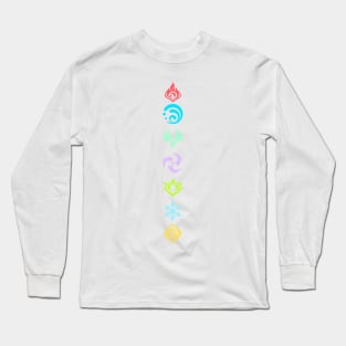 Genshin visions Long Sleeve T-Shirt